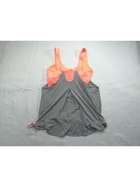Lululemon Tank Womens 6 Run Times Built Bra Yoga Gym Athleisure Racerback Gray